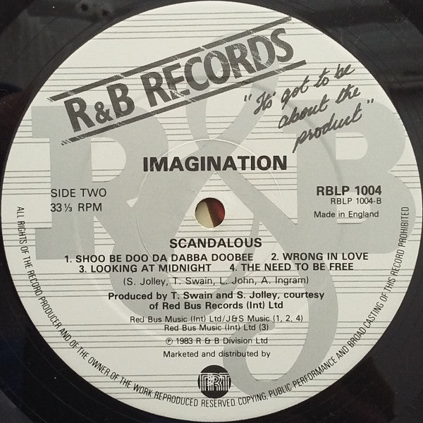 Imagination : Scandalous (LP, Album)