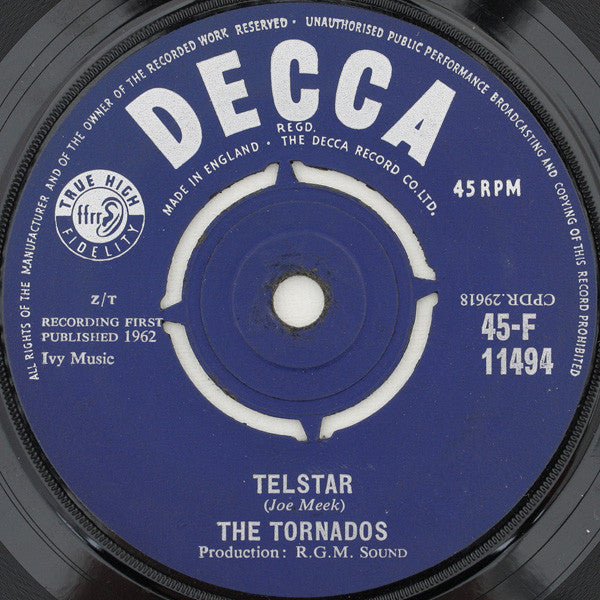 The Tornados : Telstar (7", Single)