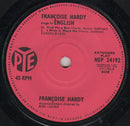 Françoise Hardy : Françoise Hardy Sings In English (7", EP, Mono)