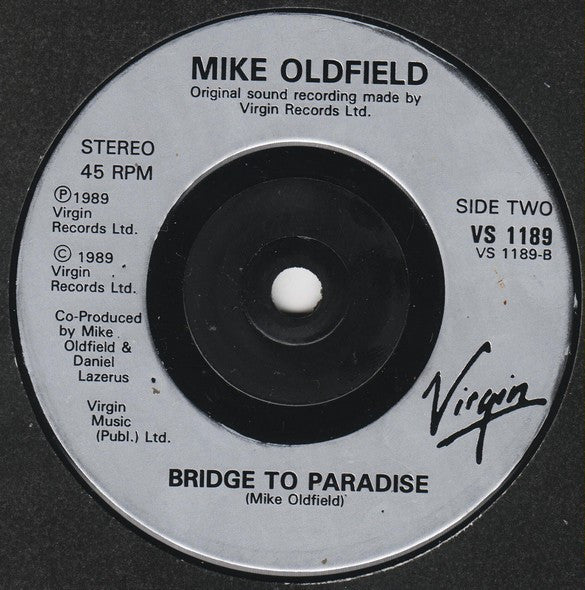 Mike Oldfield : Earth Moving (7", Single)
