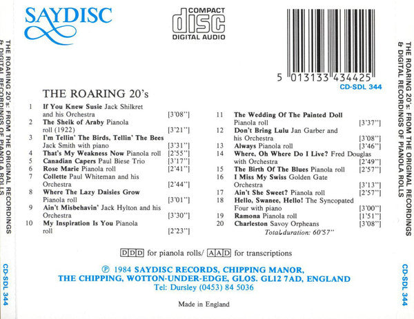 Various : The Roaring 20's (CD, Comp)