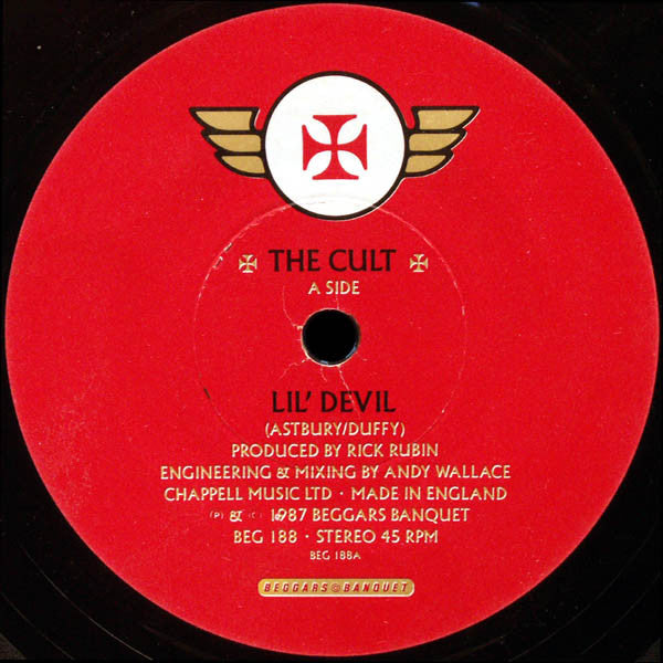 The Cult : Lil' Devil (7", Single)