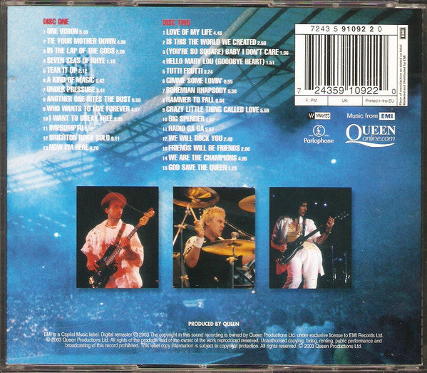 Queen : Live At Wembley Stadium (2xCD, Album, RE, RM)