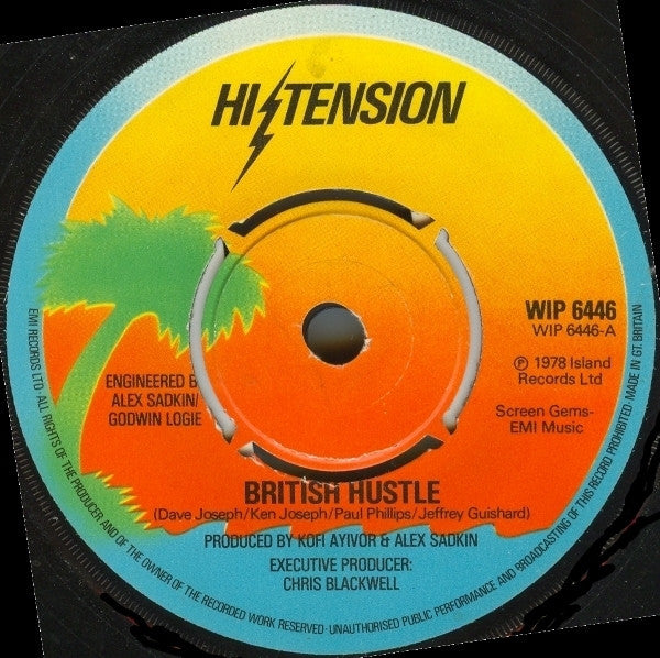 Hi-Tension : British Hustle (7", Single)