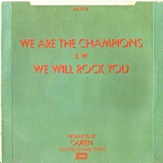 Queen : We Are The Champions (7", Single)