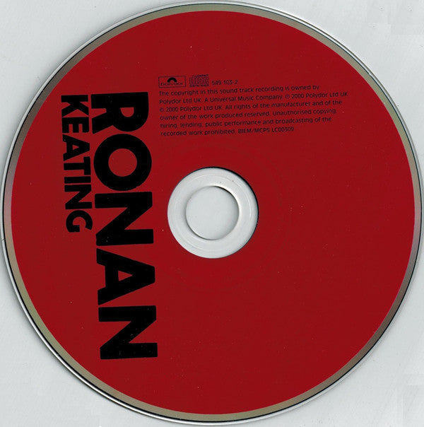 Ronan Keating : Ronan (CD, Album, Ger)