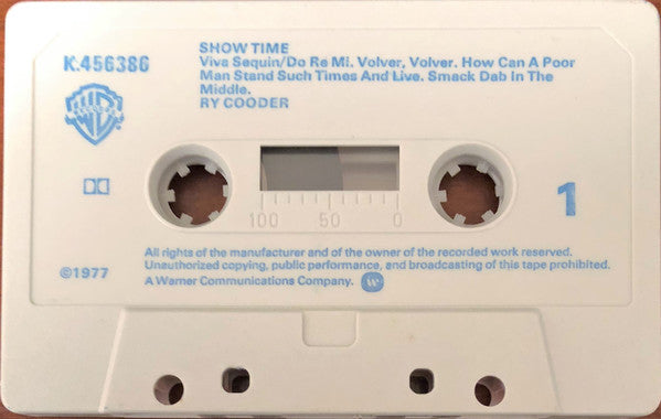 Ry Cooder : Show Time (Cass, Album)