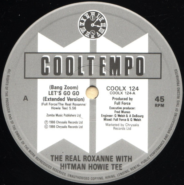 The Real Roxanne With Howie Tee : Bang Zoom! Let's Go Go!  (12")