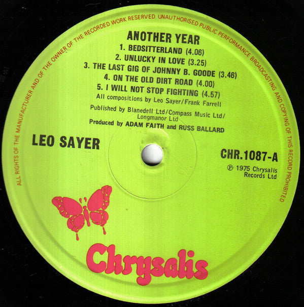 Leo Sayer : Another Year (LP, Album)