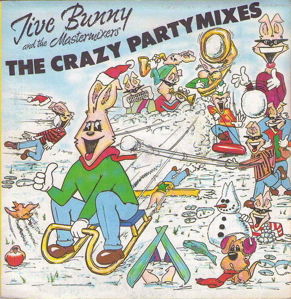 Jive Bunny And The Mastermixers : The Crazy Party Mixes (7")
