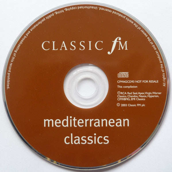 Various : Mediterranean Classics (CD, Comp)