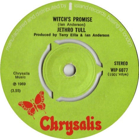 Jethro Tull : Witch's Promise / Teacher (7", Single)