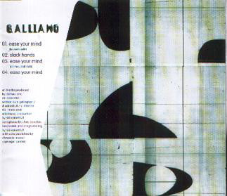 Galliano : Ease Your Mind (CD, Single)