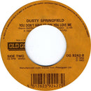 Dusty Springfield : I Only Want To Be With You (7", Single, Ope)