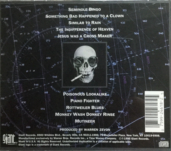 Warren Zevon : Mutineer (CD, Album)