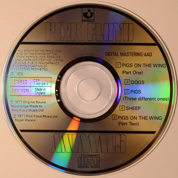 Pink Floyd : Animals (CD, Album, RE)