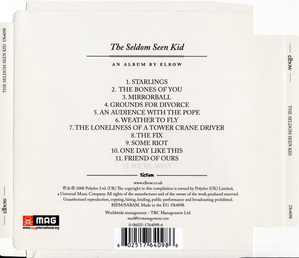 Elbow : The Seldom Seen Kid (CD, Album, Sup)
