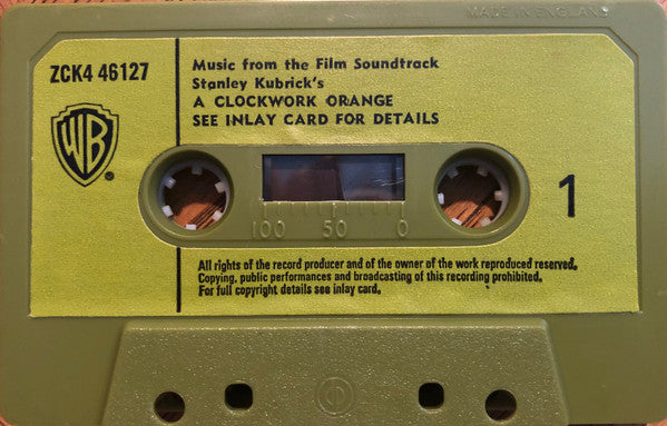 Various : Stanley Kubrick's A Clockwork Orange (Cass, Album)
