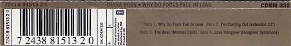 Diana Ross : Why Do Fools Fall In Love (CD, Single)