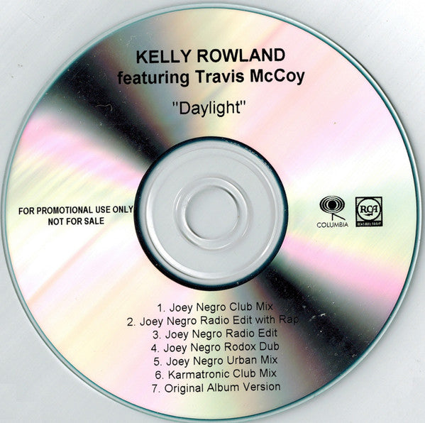 Kelly Rowland featuring Travie McCoy : Daylight (CDr, Maxi, Promo)