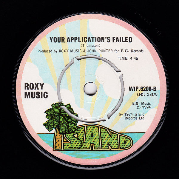 Roxy Music : All I Want Is You (7", Single)
