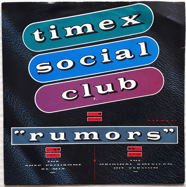 Timex Social Club : Rumors (7", Single, Sil)