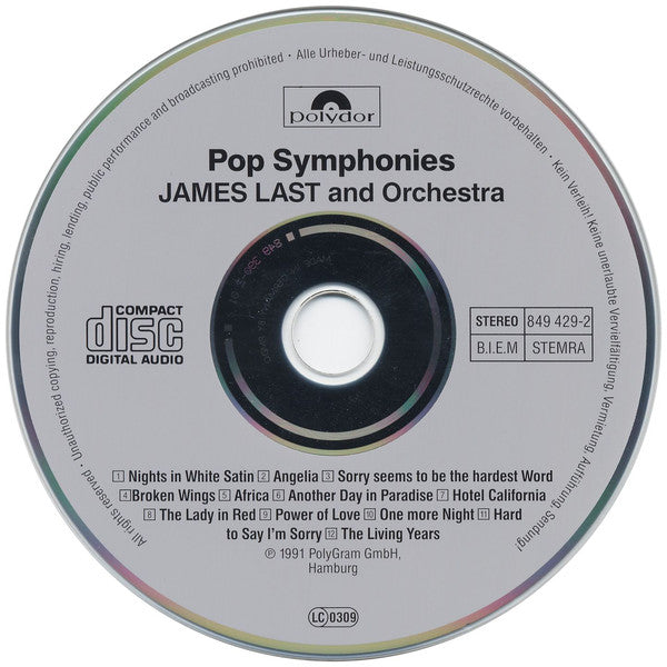 Orchester James Last : Pop Symphonies (CD, Album)