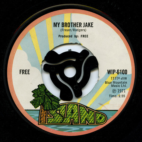 Free : My Brother Jake / Only My Soul (7", Single, Pus)