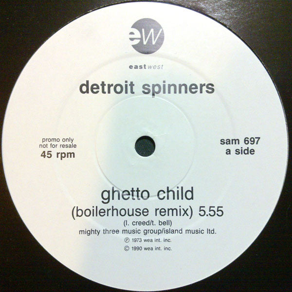 Spinners : Ghetto Child (12", Promo)