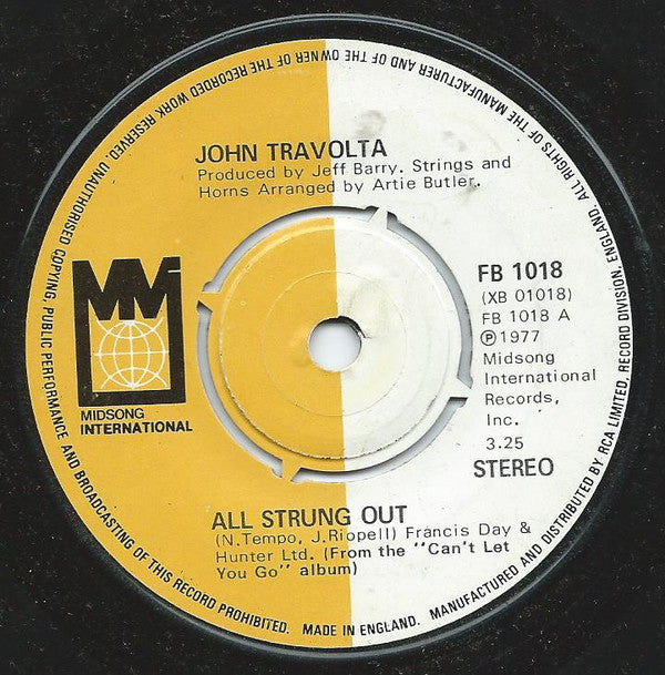 John Travolta : All Strung Out  (7")