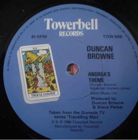 Duncan Browne : Theme From Travelling Man (7", Single)