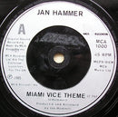 Jan Hammer : Miami Vice Theme (7", Single, Inj)