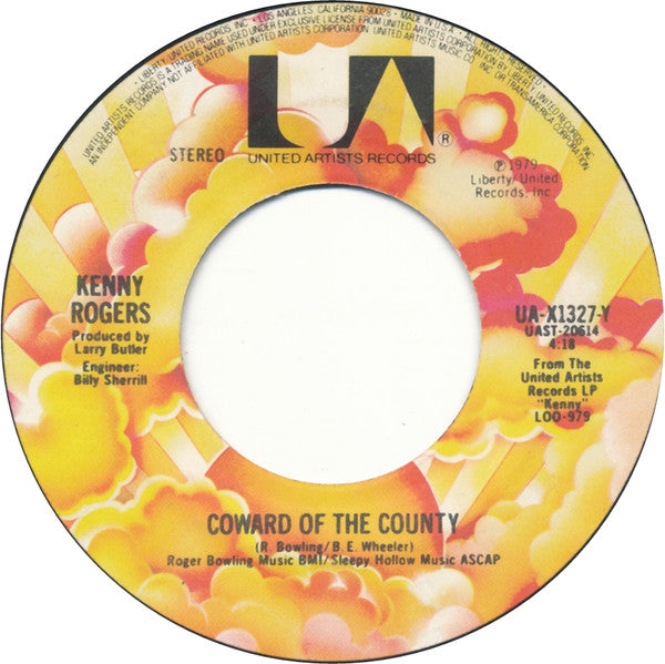 Kenny Rogers : Coward Of The County (7", Single, Jac)