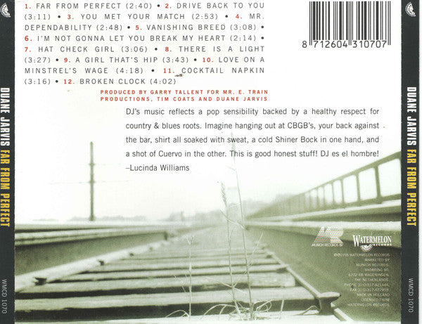 Duane Jarvis : Far From Perfect (CD, Album)
