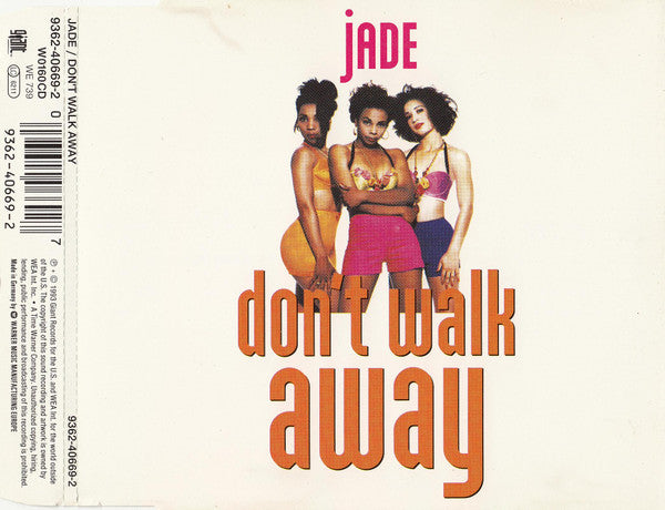 Jade (3) : Don't Walk Away (CD, Maxi)