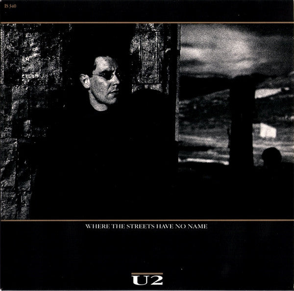 U2 : Where The Streets Have No Name (7", Single, Blu)
