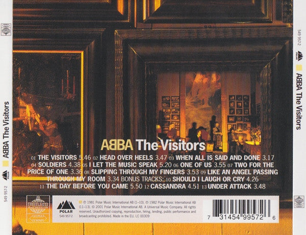 ABBA : The Visitors (CD, Album, RE, RM, RP, EDC)