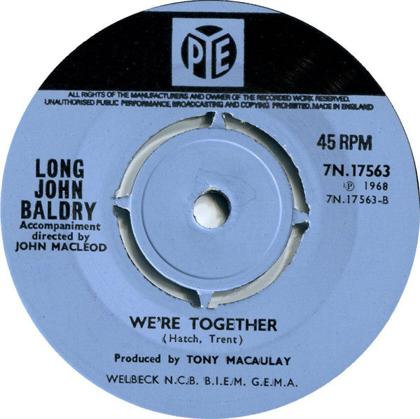 Long John Baldry : Mexico (7", Single, Pus)