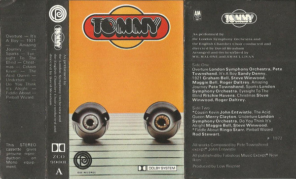 The London Symphony Orchestra : Tommy (2xCass, Album)
