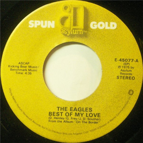 Eagles : Best Of My Love / One Of These Nights (7", Single, RE)