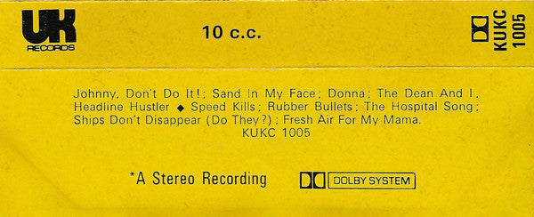10cc : 10cc (Cass, Album)