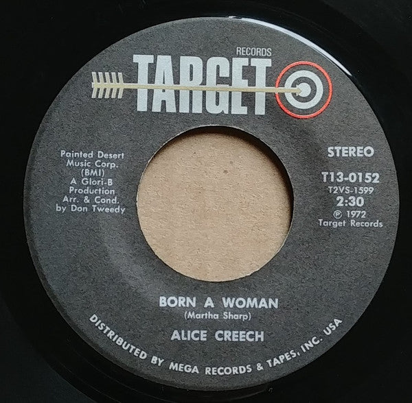 Alice Creech : Born A Woman (7", Single)