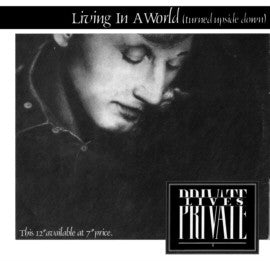 Private Lives : Living In A World (Turned Upside Down) (12", Single)