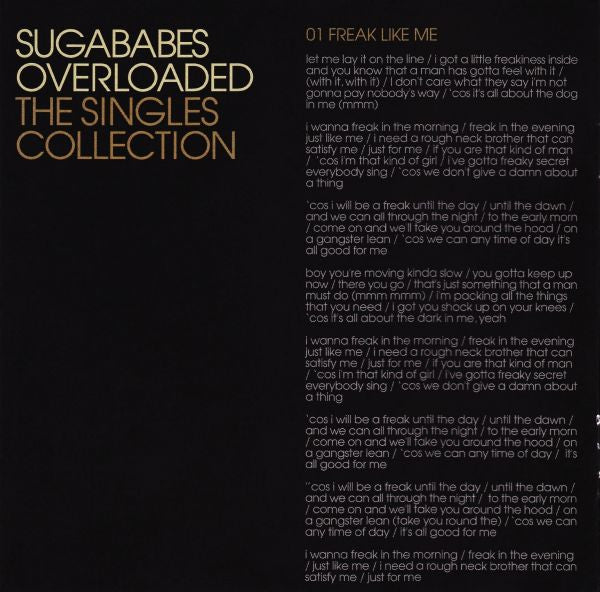 Sugababes : Overloaded - The Singles Collection (CD, Comp)