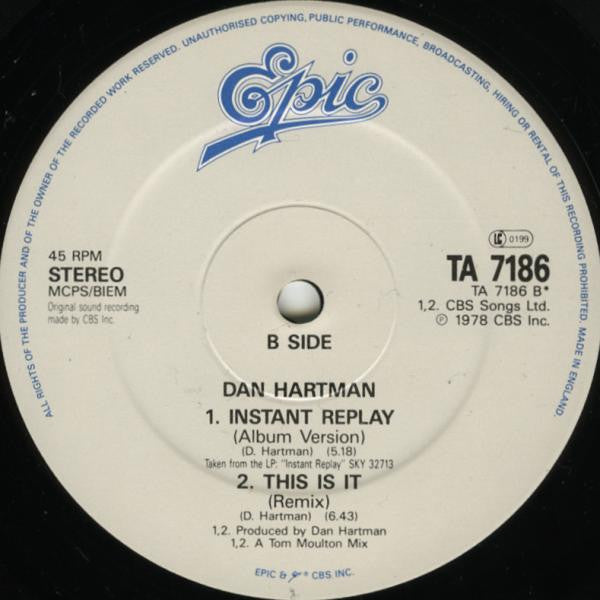 Dan Hartman : Waiting To See You (12")