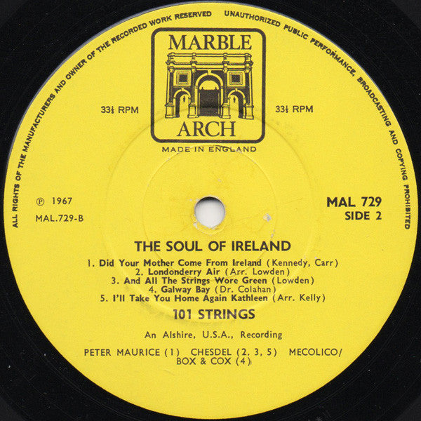 101 Strings : The Soul Of Ireland (LP)