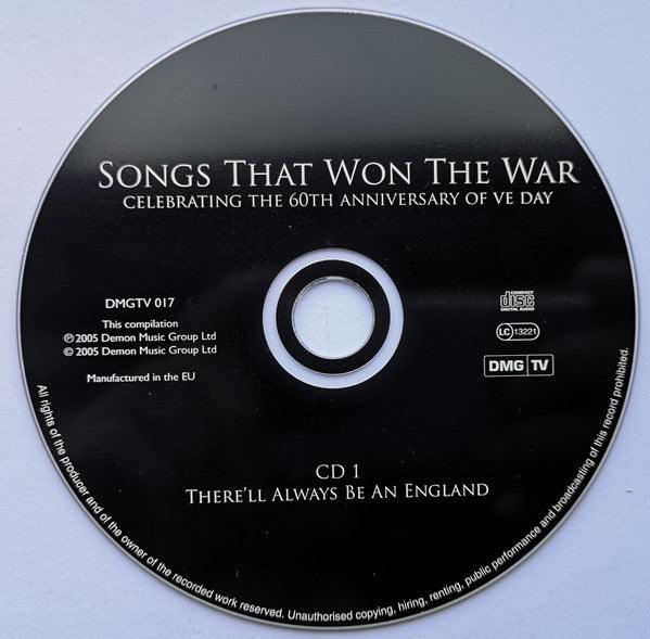 Various : Songs That Won The War - Celebrating The 60th Anniversary Of VE Day (4xCD, Comp)