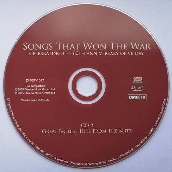 Various : Songs That Won The War - Celebrating The 60th Anniversary Of VE Day (4xCD, Comp)