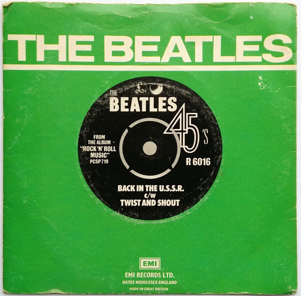 The Beatles : Back In The USSR / Twist And Shout (7", Single, 4-P)