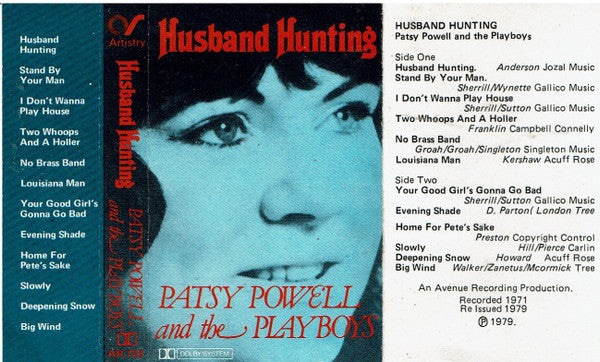 Patsy Powell & The Playboys (36) : Husband Hunting (Cass, Album, RE)